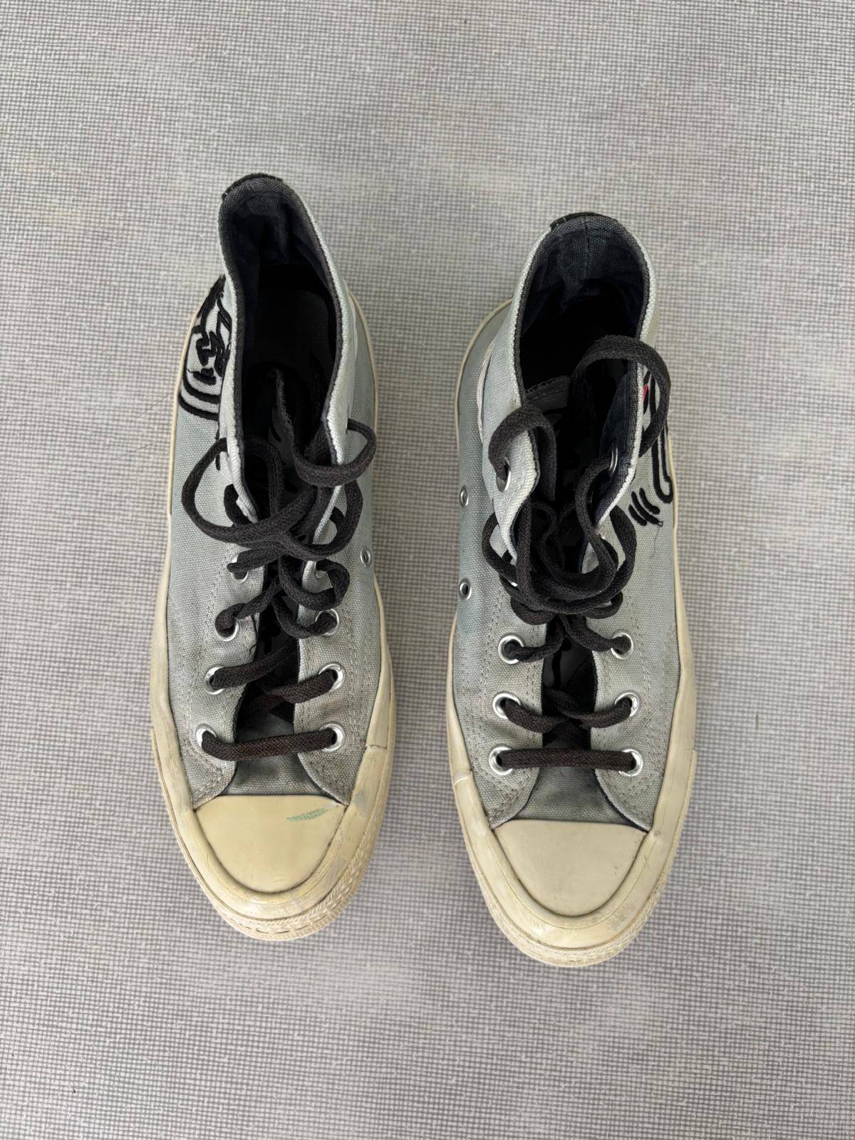 Converse Schuhe 38 Grau und Schwarz