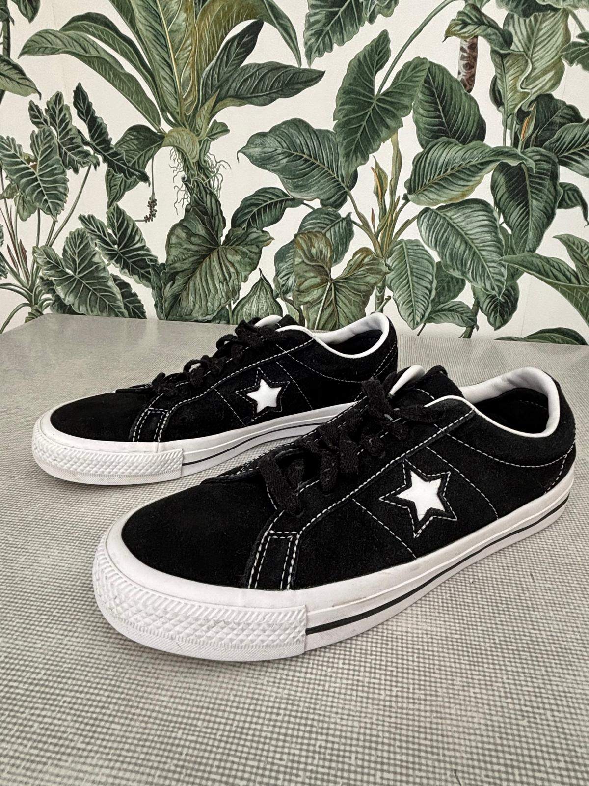 Converse Schuhe 38 Schwarz und Weiß
