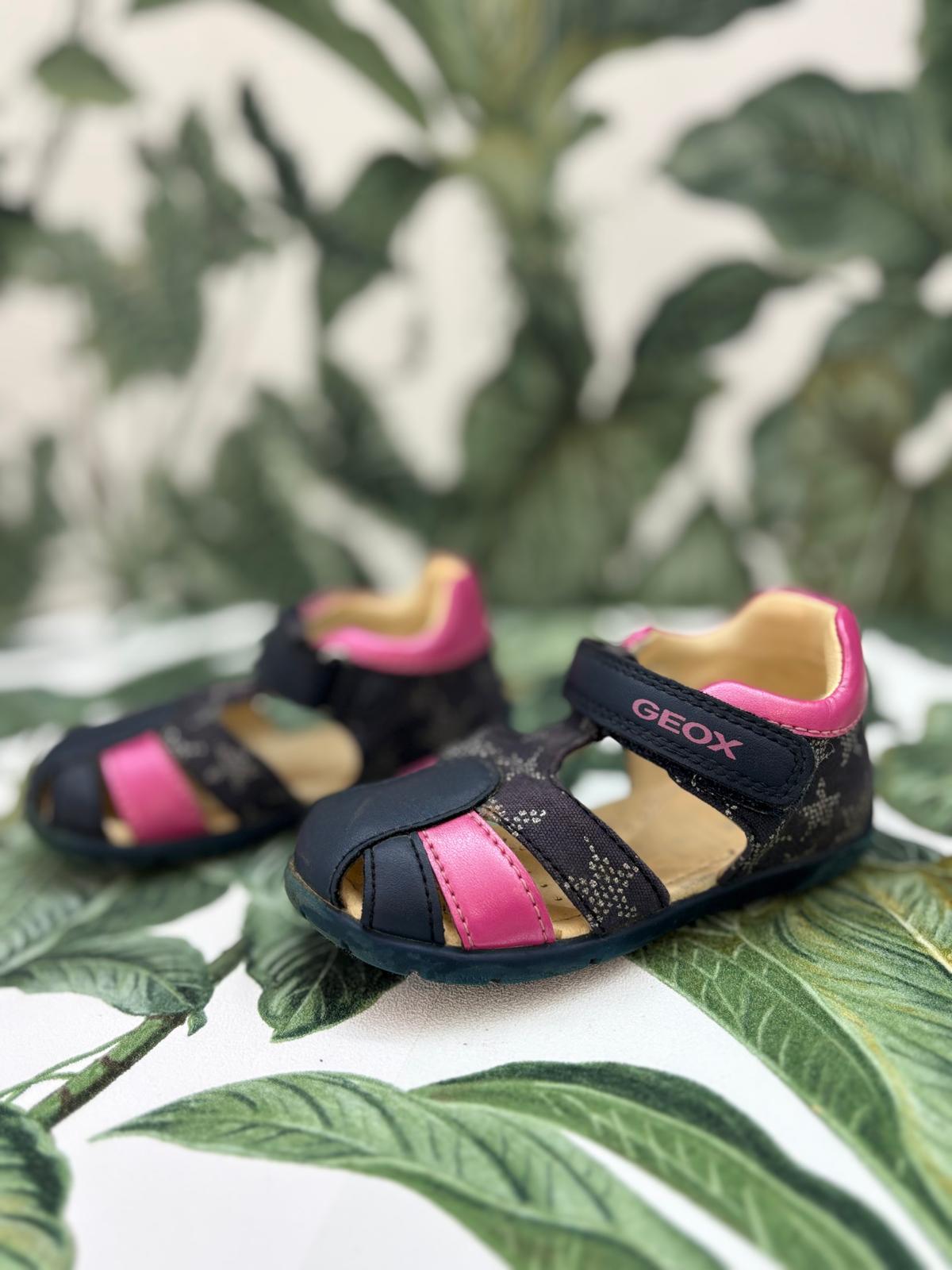 GEOX Schuhe 22 Dunkelblau, Rosa