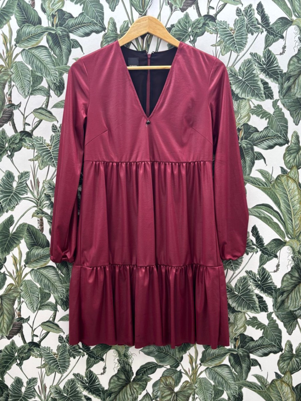 PINKO Damen - Kleider S Bordeauxrot