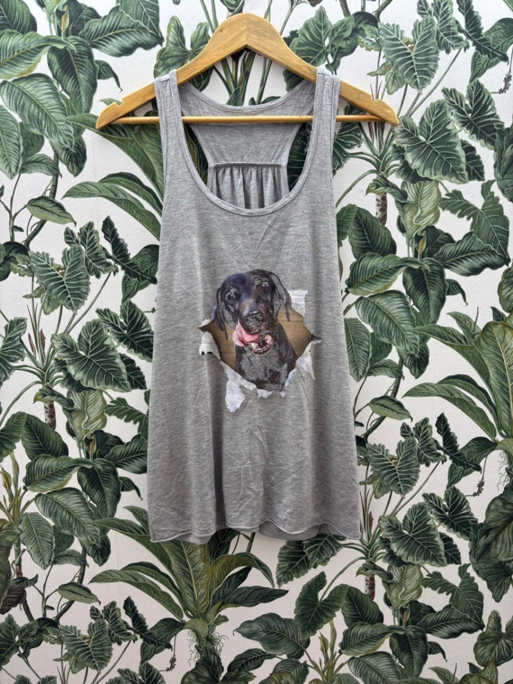 Damen - Top M Grau