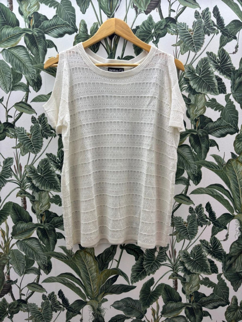 Damen - Top XL Creme
