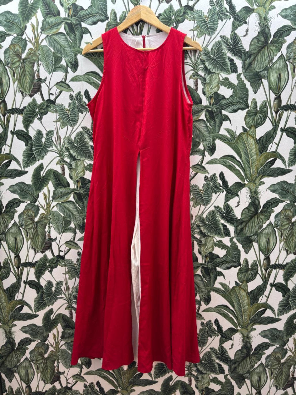 Damen - Hosenkleid L Rot
