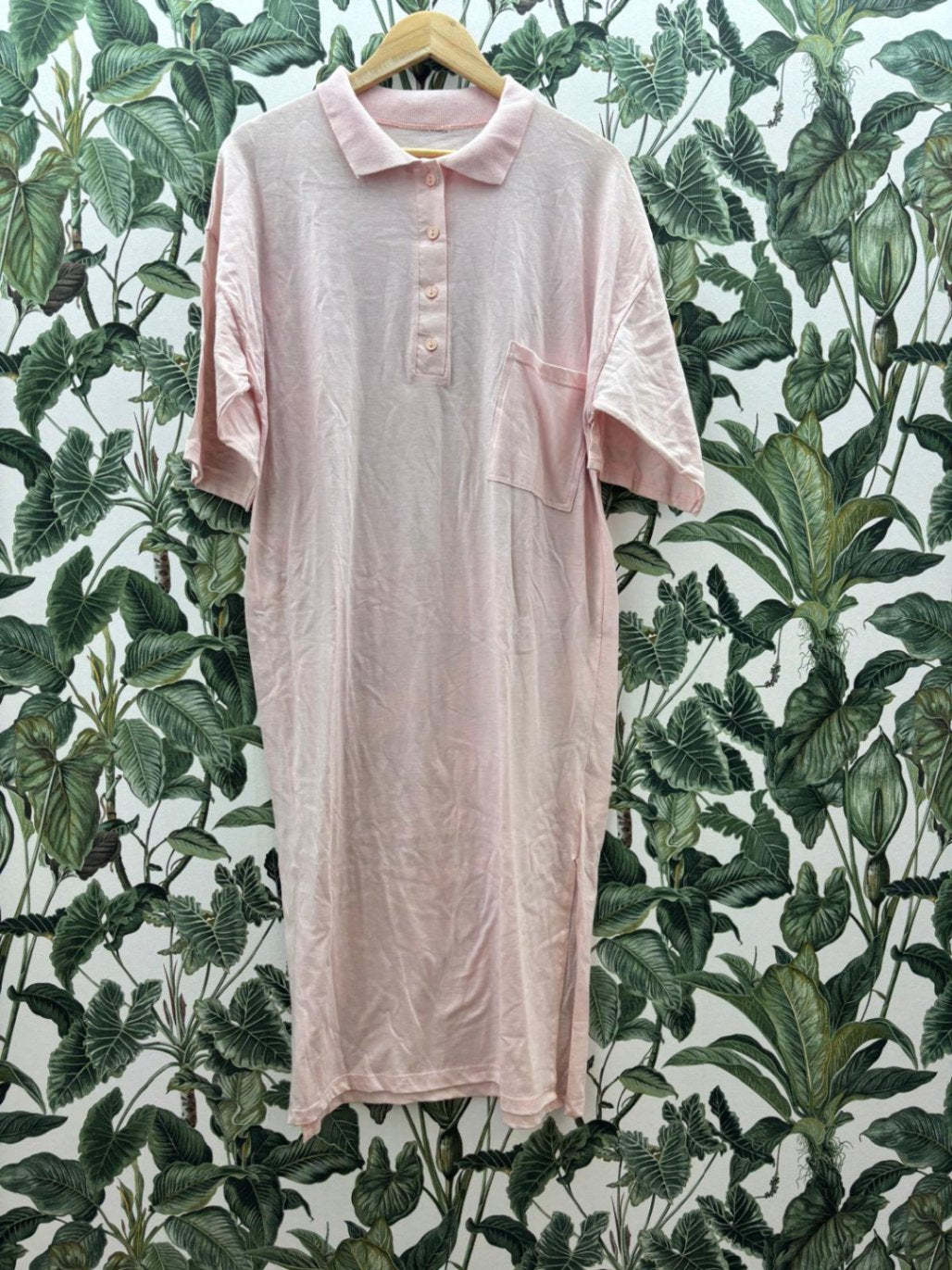 Damen - Polokleid 2XL Hellrosa