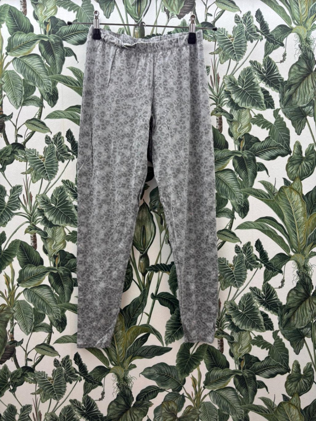 Damen - Leggings L Grau