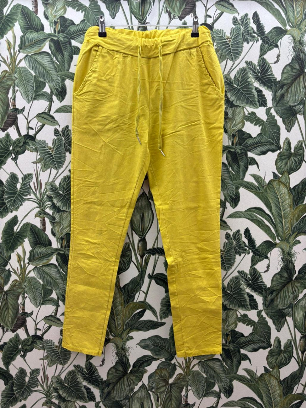 Damen - Hose M Gelb
