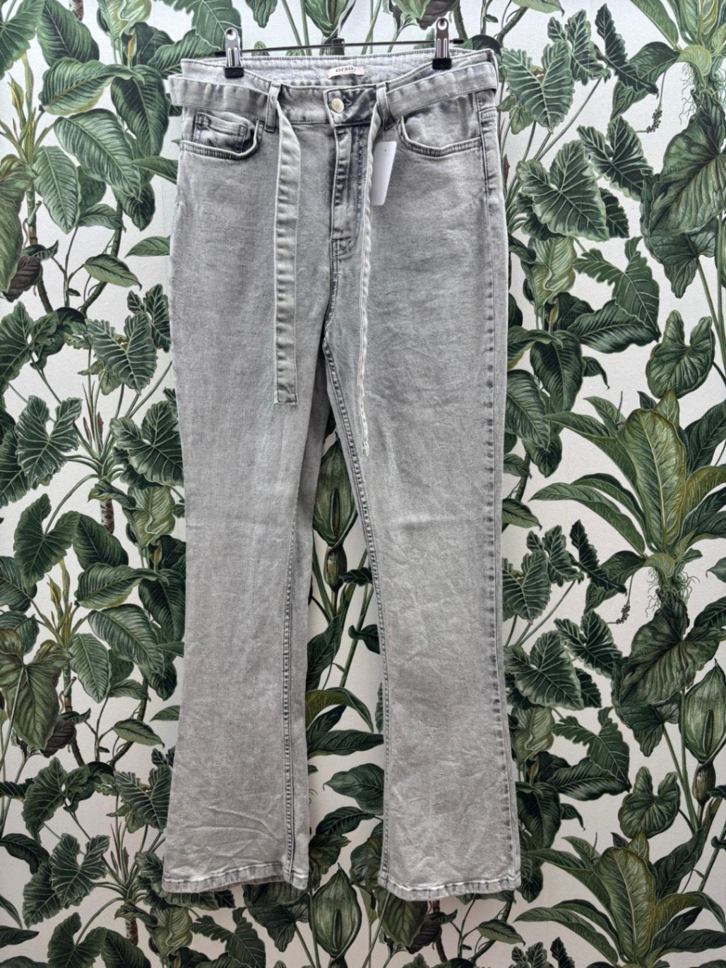 orsay Damen - Jeans 38 Hellgrau