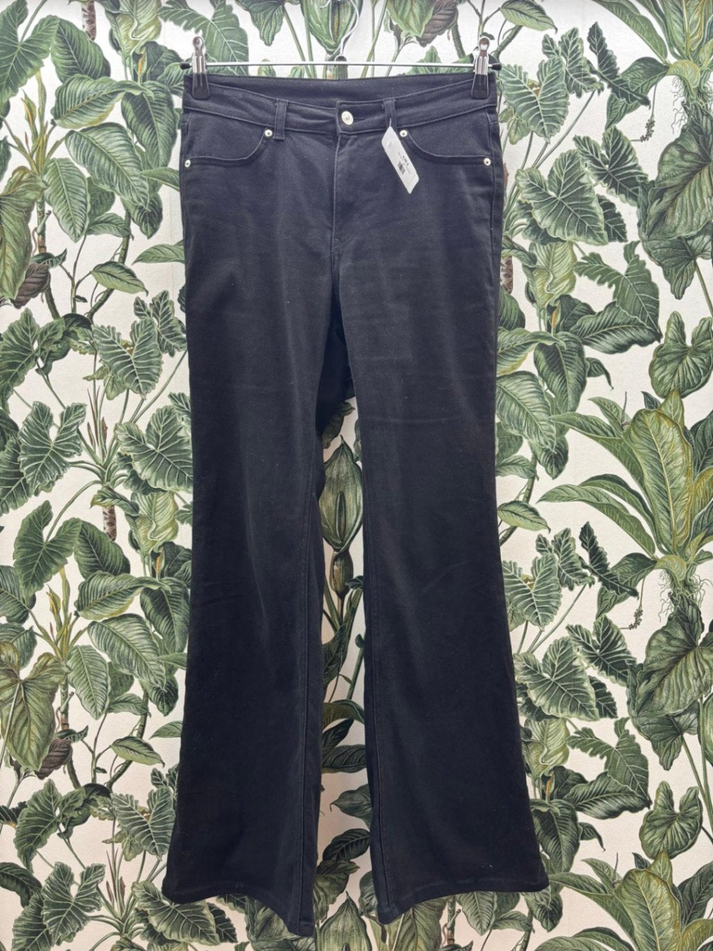 H&M Damen - Jeans 38 Schwarz