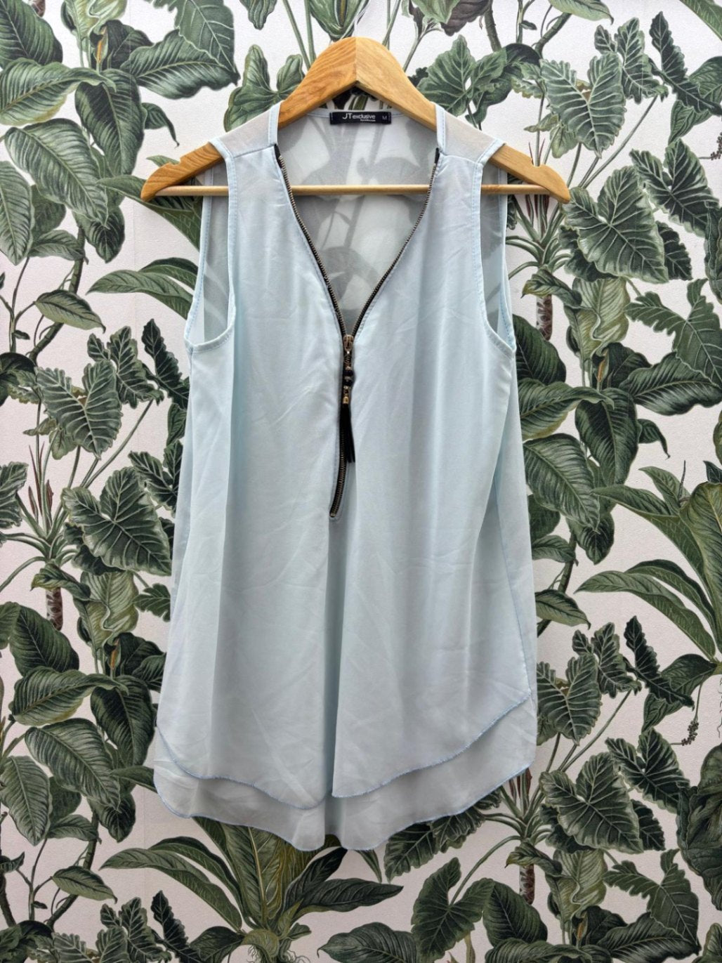 JT exclusive Damen - Top M Hellblau