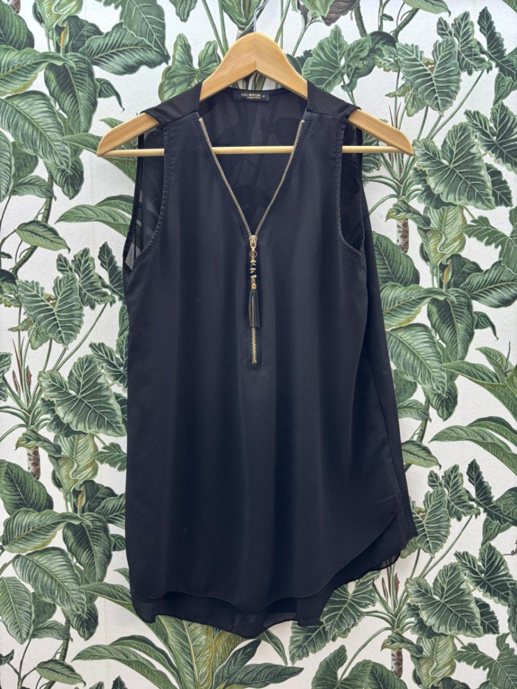COLLOSEUM Damen - Top M Schwarz