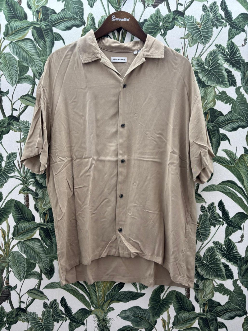 JACK & JONES Hemd L Beige