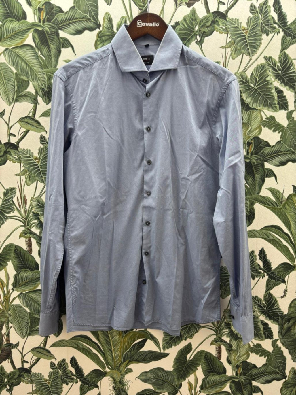 Jake's Herren - Hemd M Hellblau