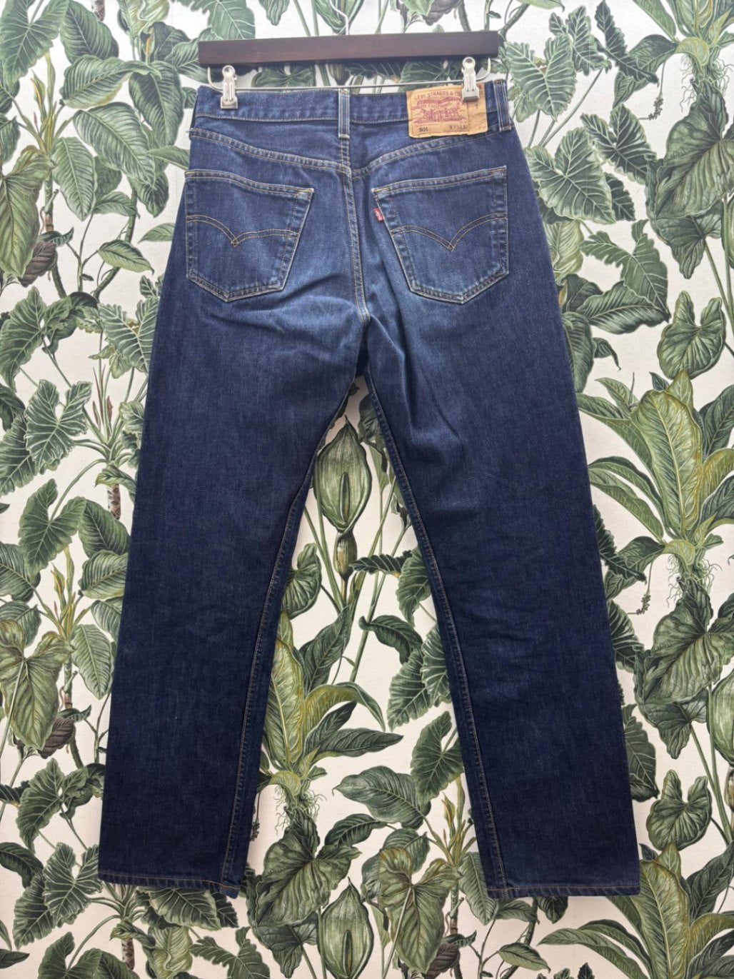 Levis 501 Jeans W33-L32 Dunkelblau