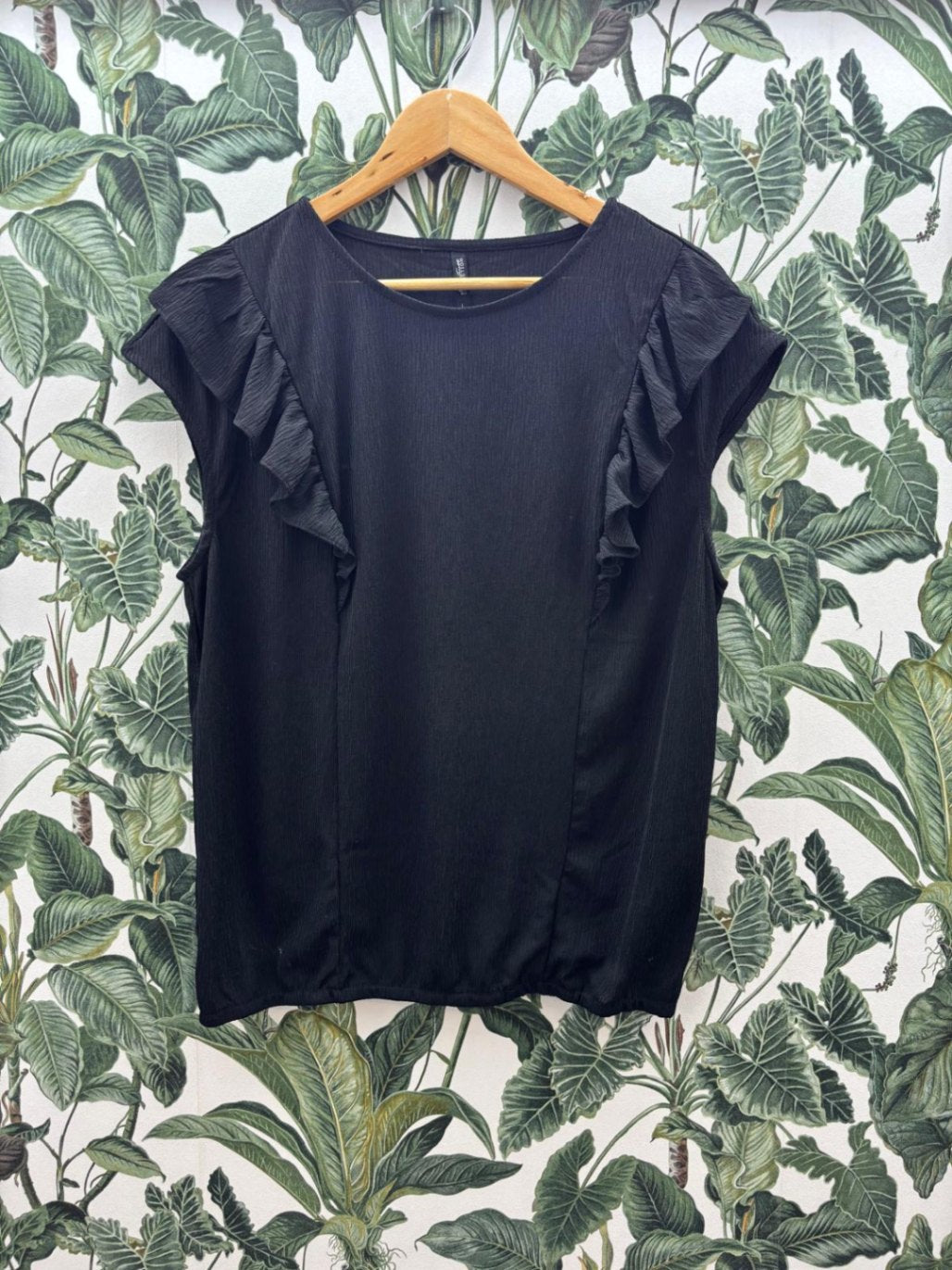 Laura Torelli Top L Schwarz