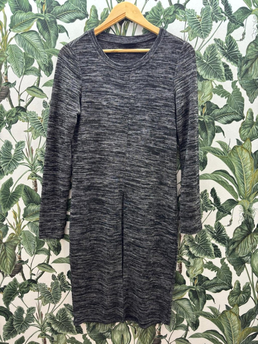 Kleid XS Grau-Schwarz Mix
