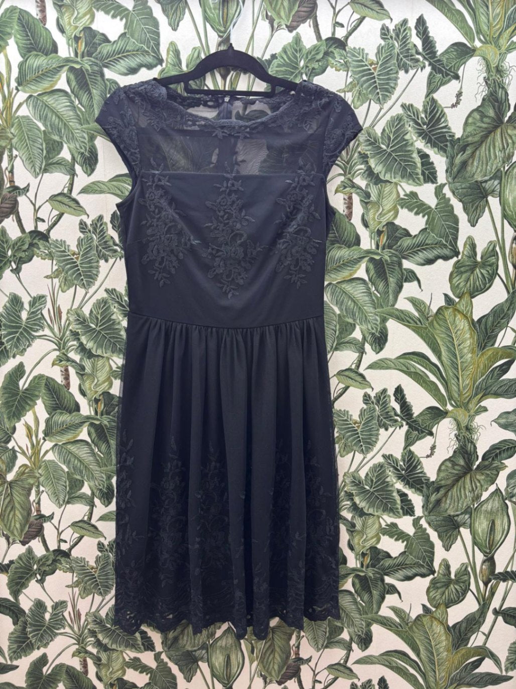 Esprit Spitzenkleid S Schwarz