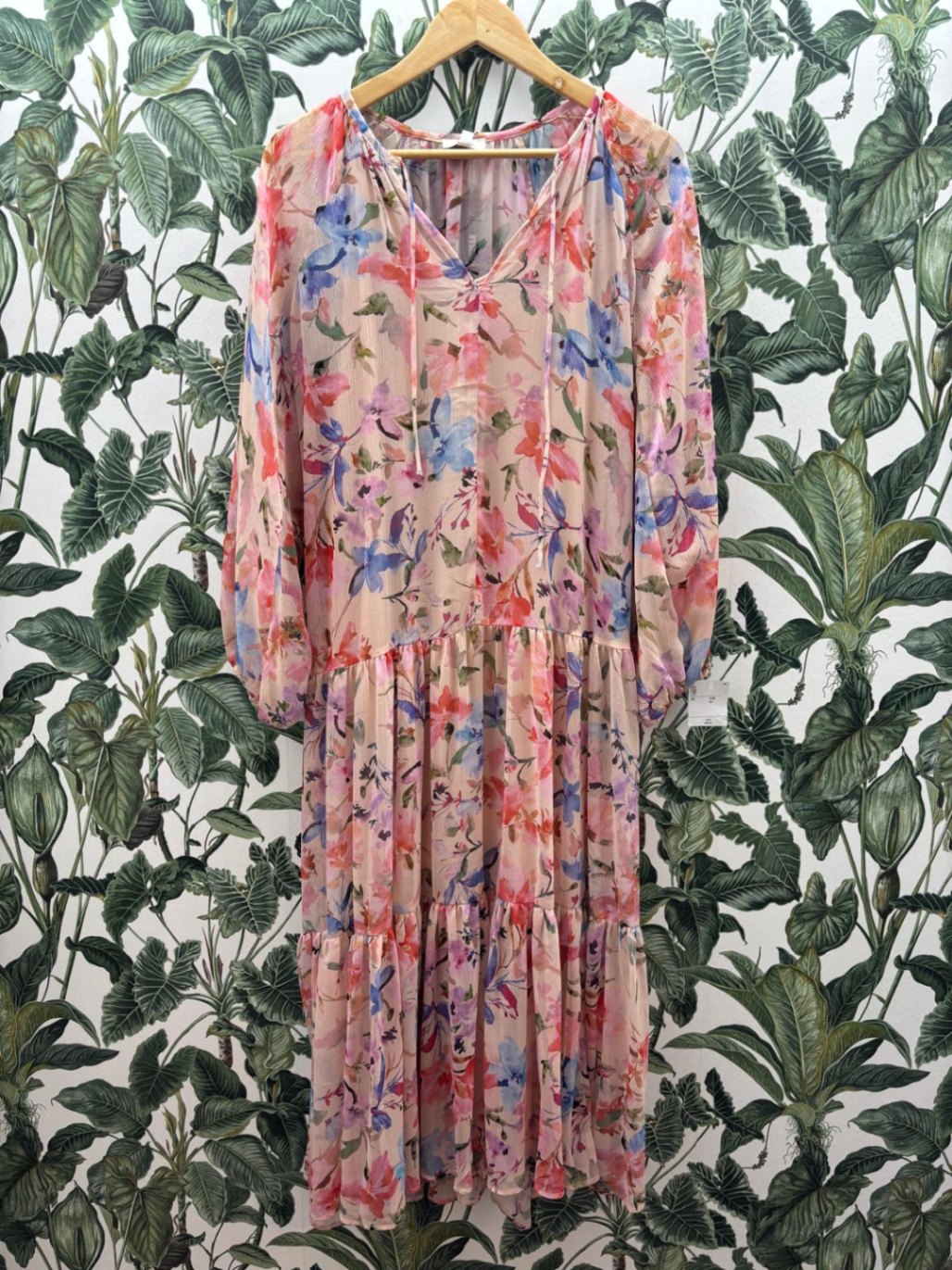 mavi Kleid M Mehrfarbig (Pastellfarben mit Blumenmuster)
