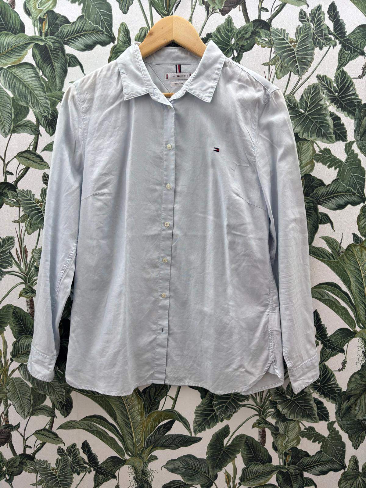Tommy Hilfiger Bluse L Hellblau