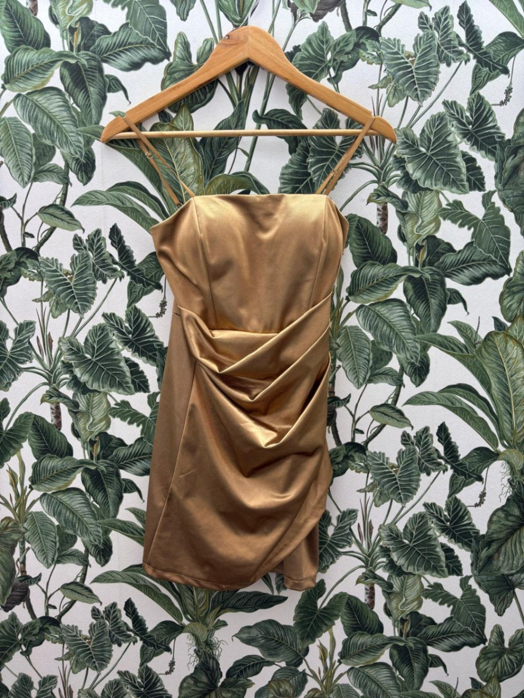 Abendkleid XS-S Gold