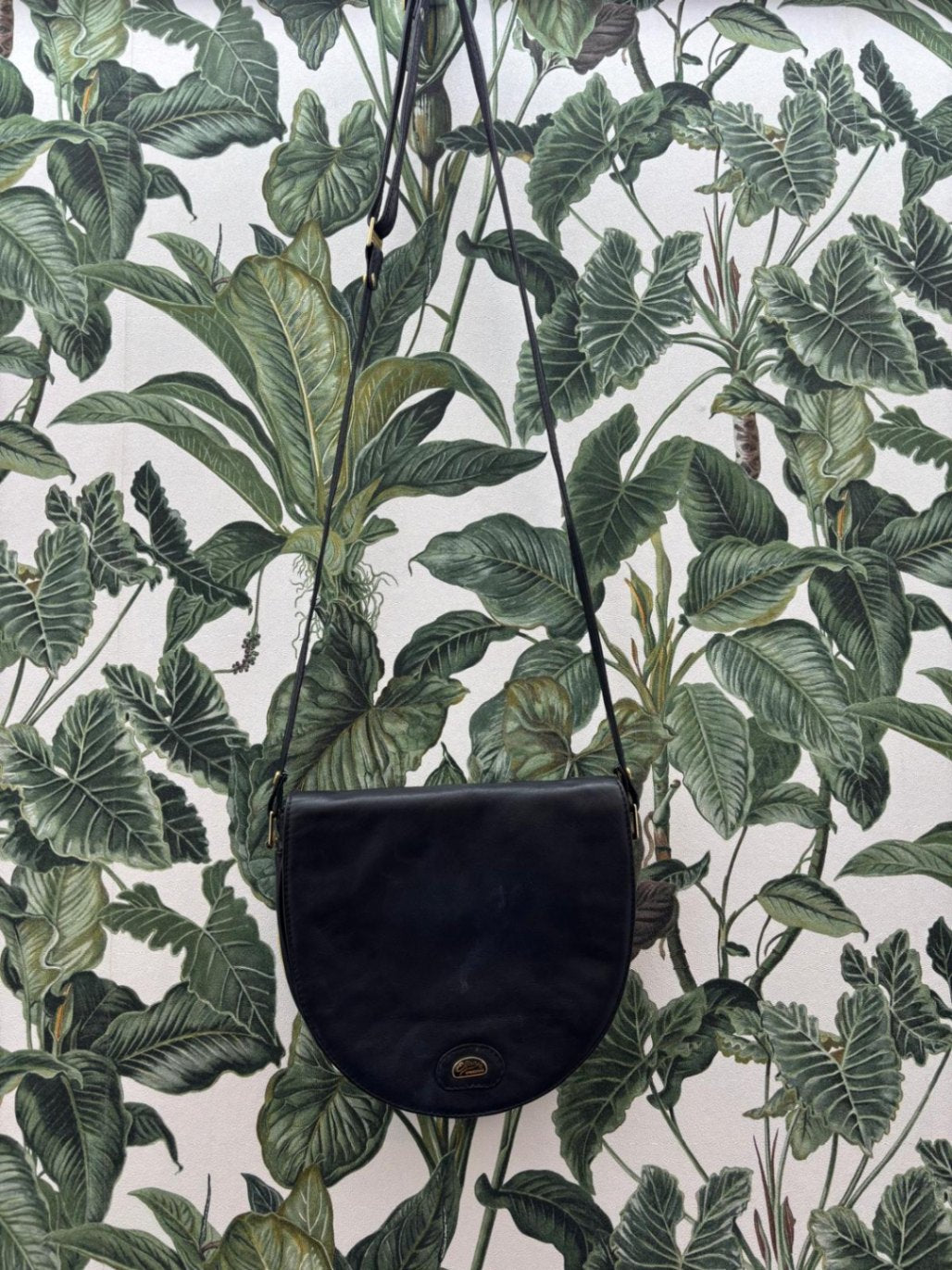 Elisa Leder Handtasche Schwarz