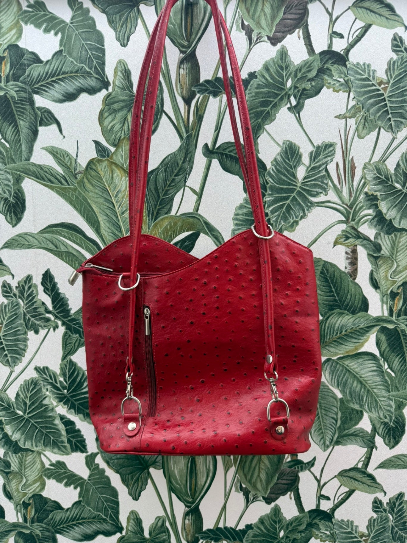 made in Italy Handtasche Rot