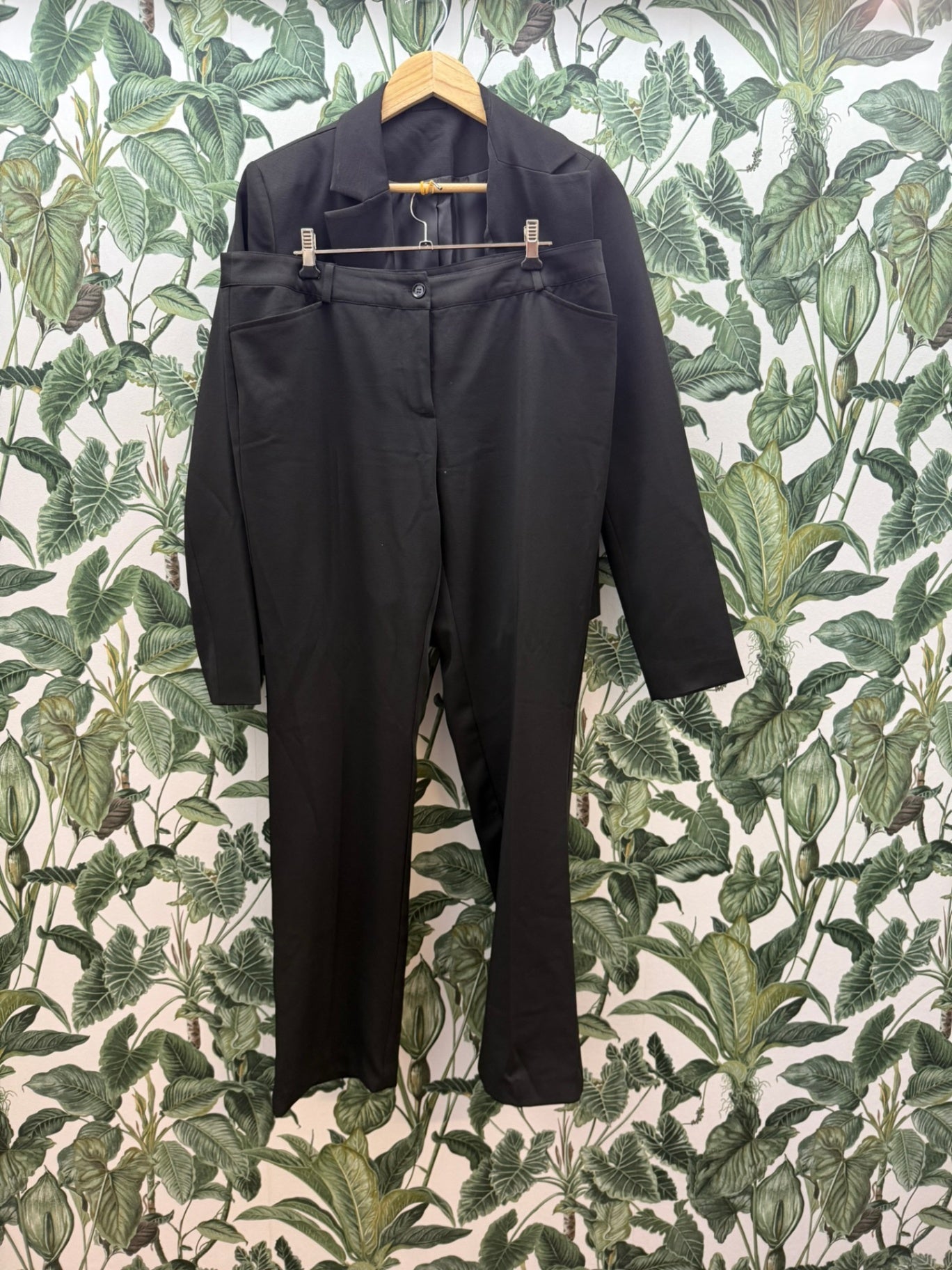 Melrose Blazer+Hose XL Schwarz