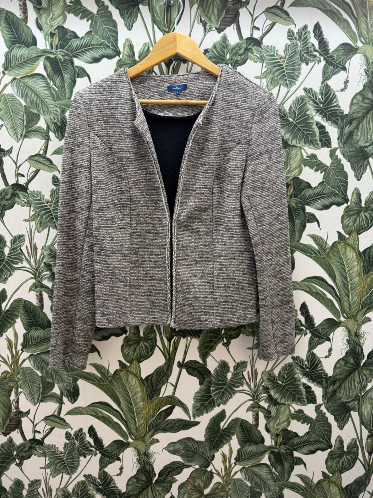 Tom Tailor Blazer + Rock L Grau