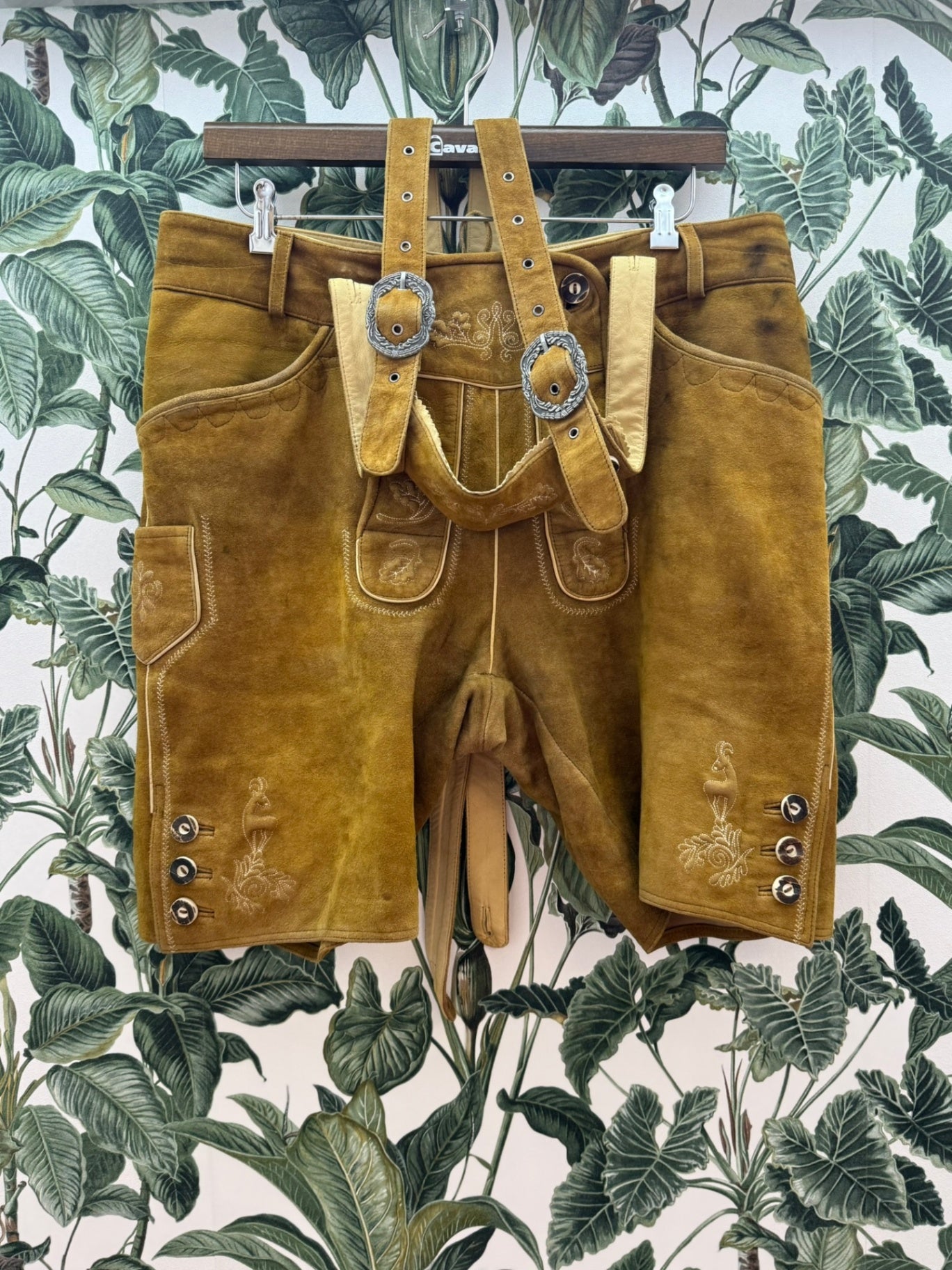 Der Wildschütz Lederhose 52 L Ocker