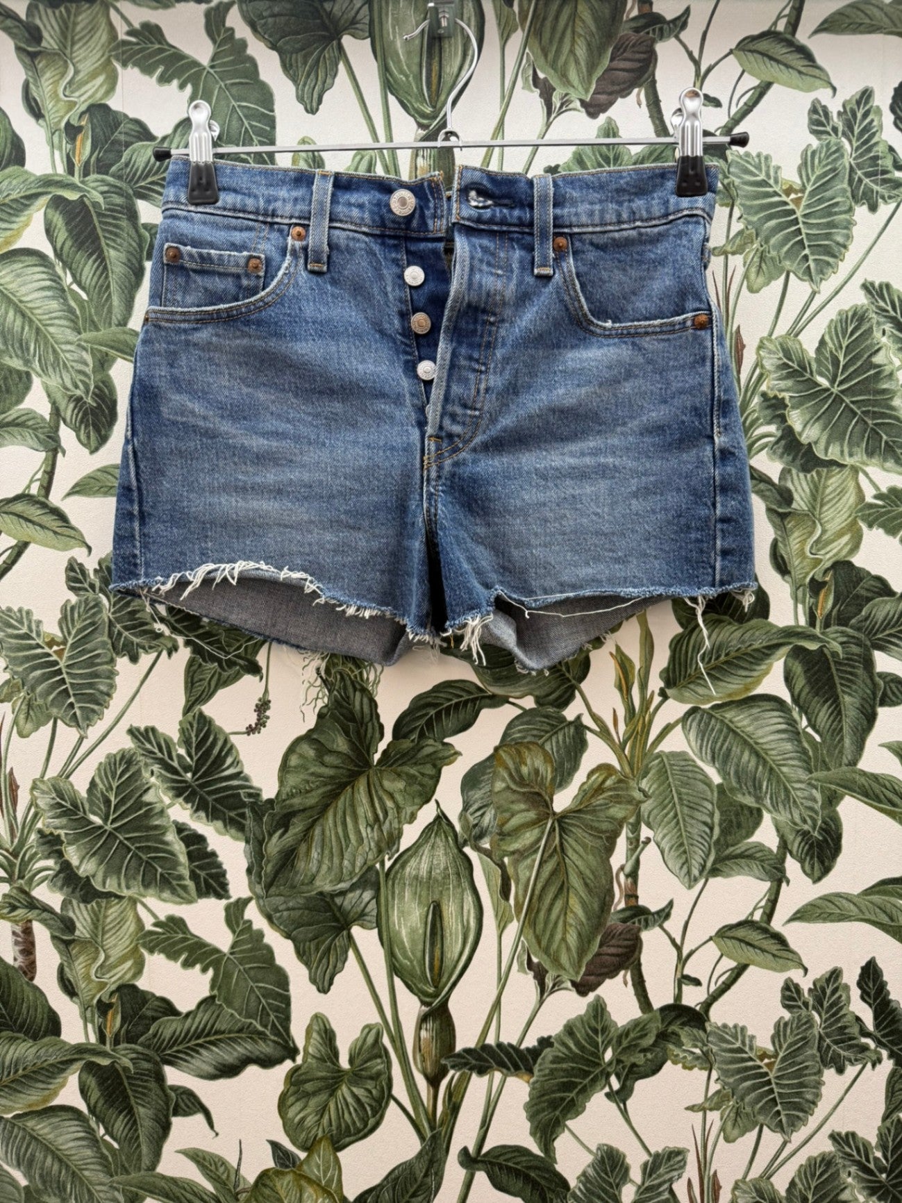 Levi's 501 Jeans Short S Blau