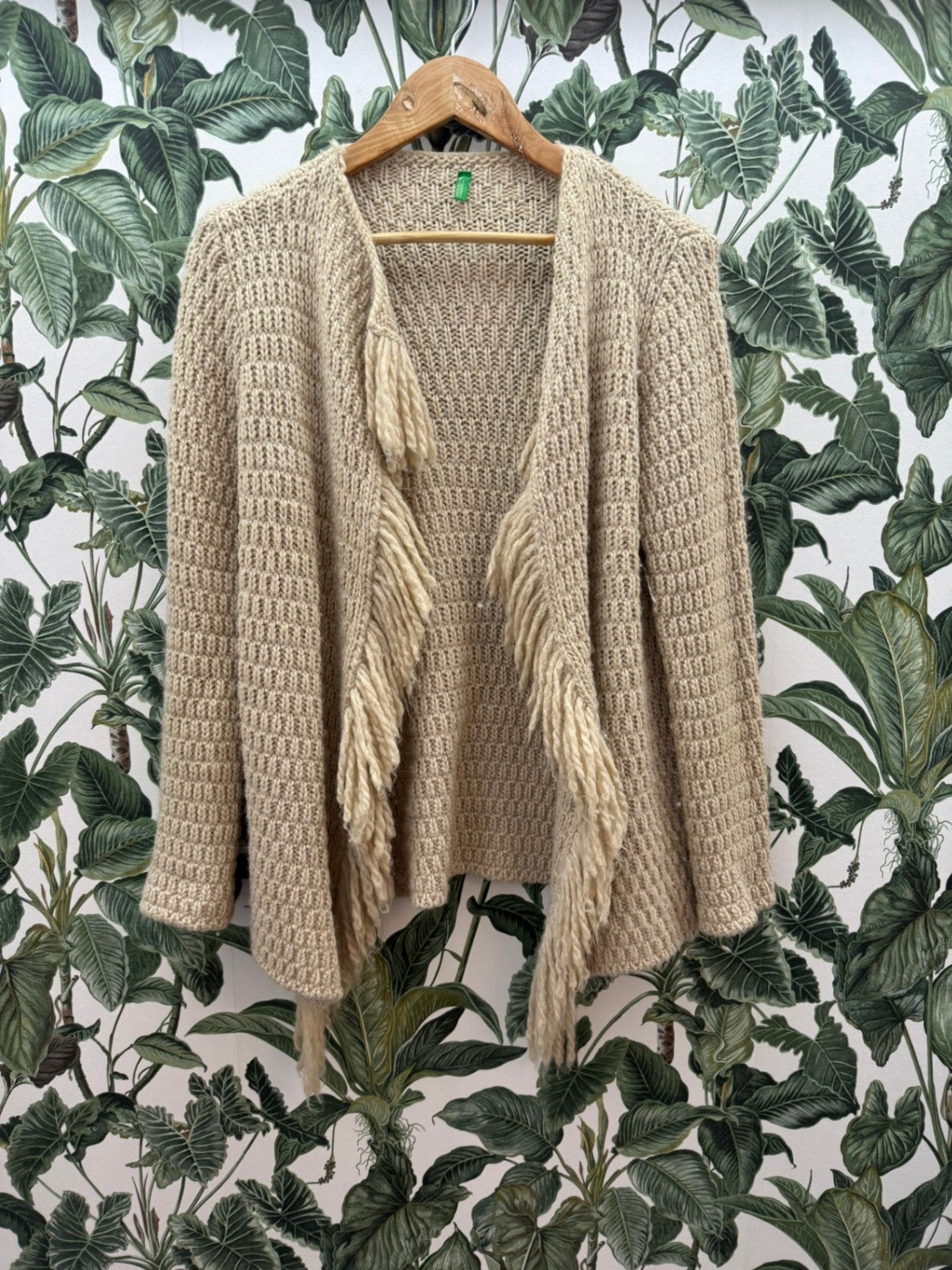 BENETTON Weste XS-S Beige