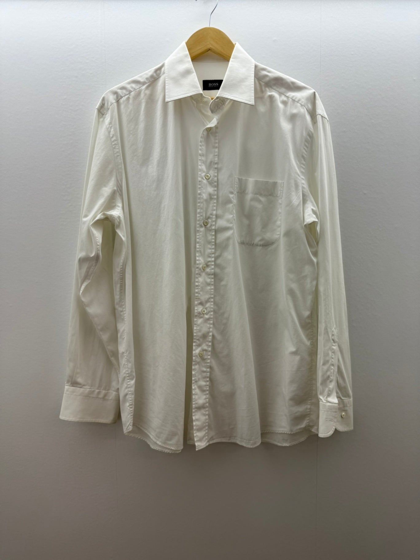 Hugo Boss Hemd 41 L Weiß