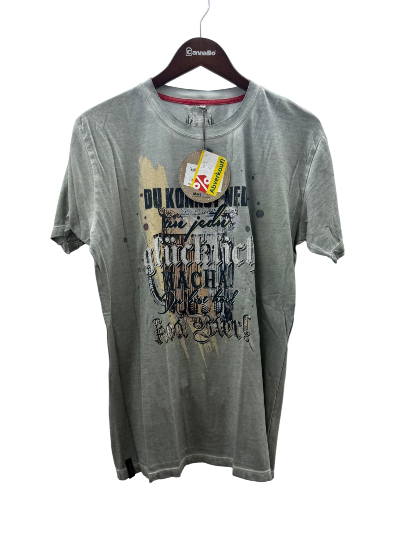 Marjo Trachten Trachten T-Shirt M Grau