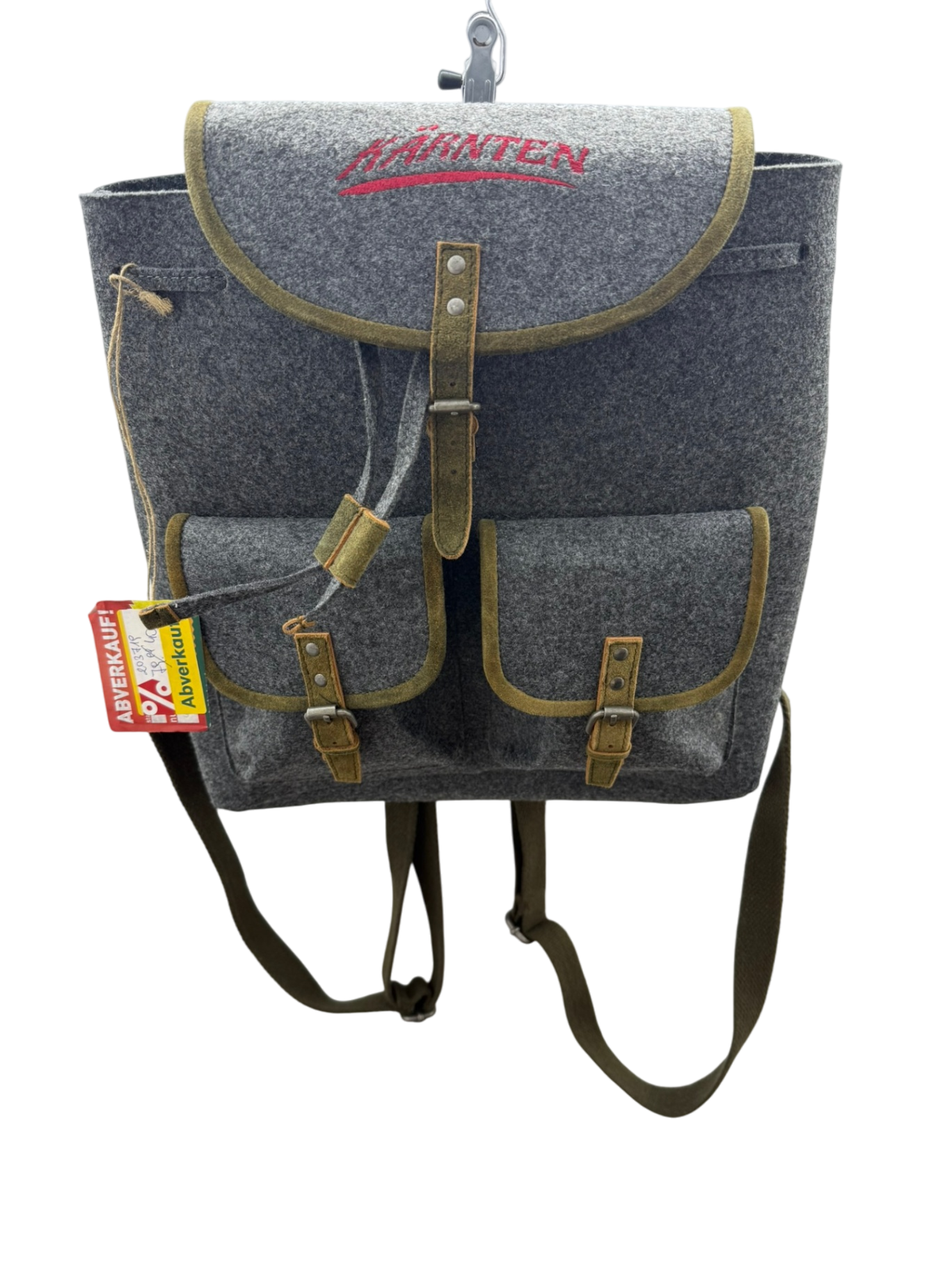 Bergheimer Filzstoffrucksack Kärnten Grau