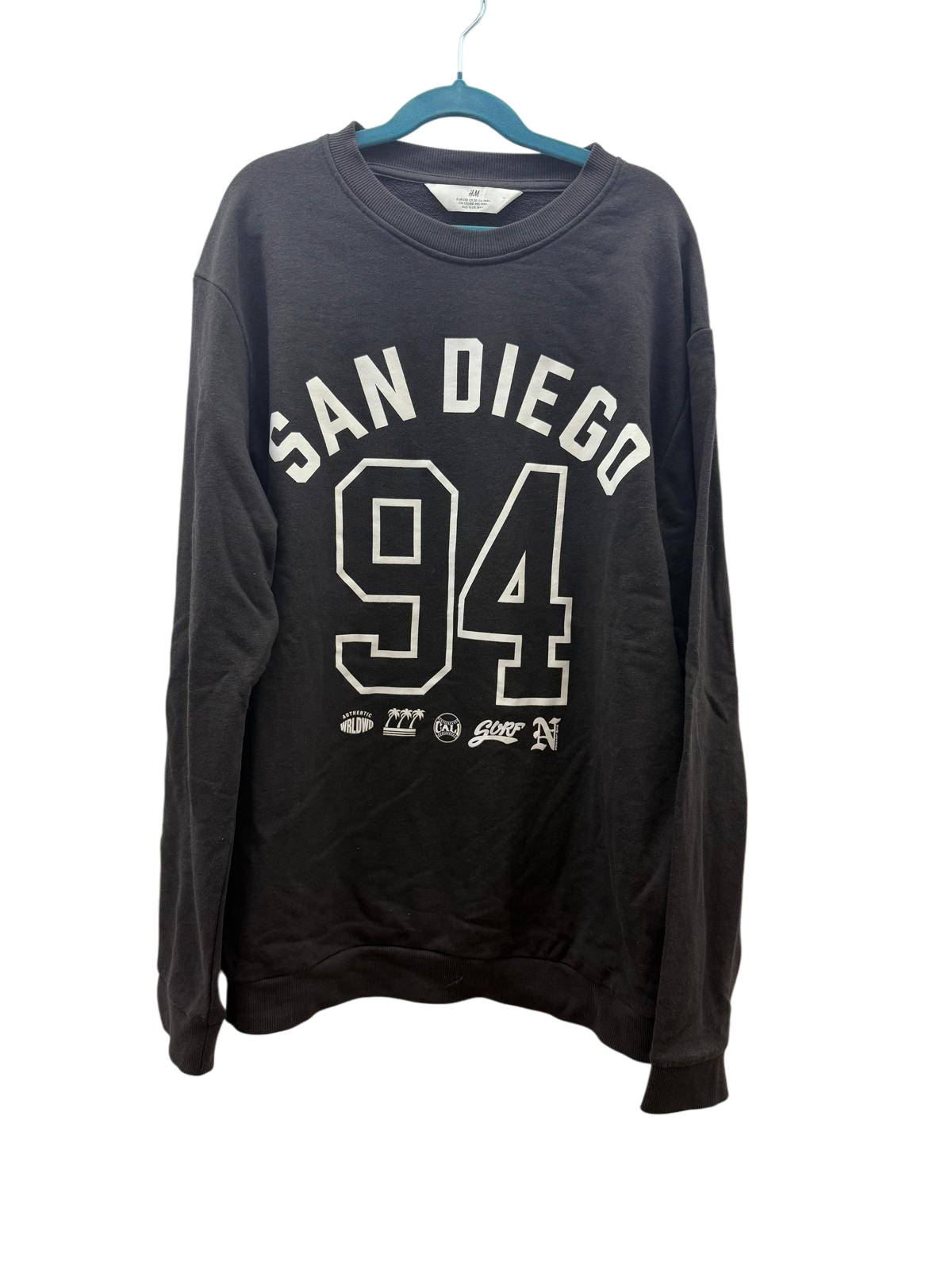 H&M Sweatshirt 170 XXL Schwarz