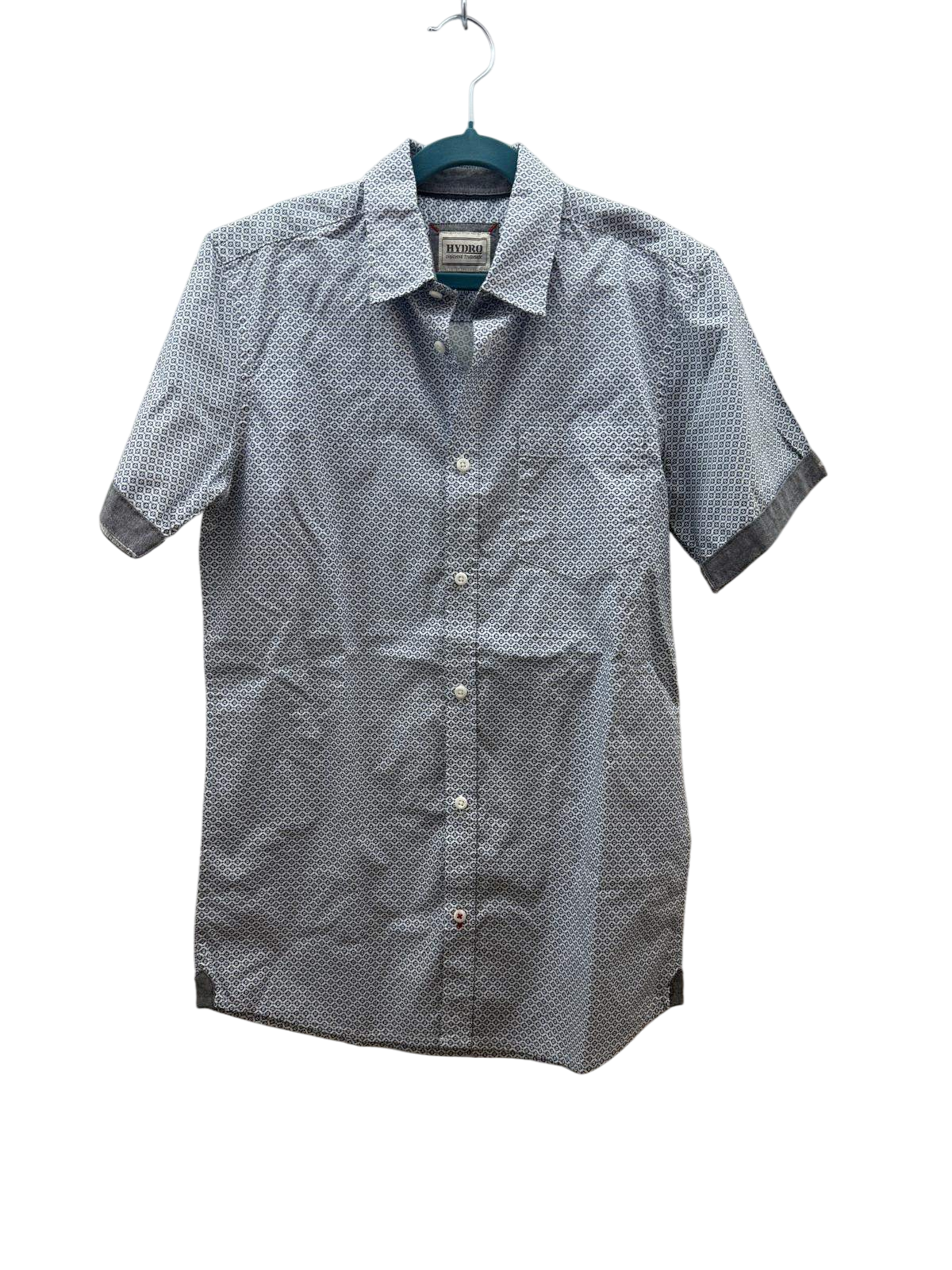 Hydro Hemd kurzarm 146-152 L Blau und Weiß