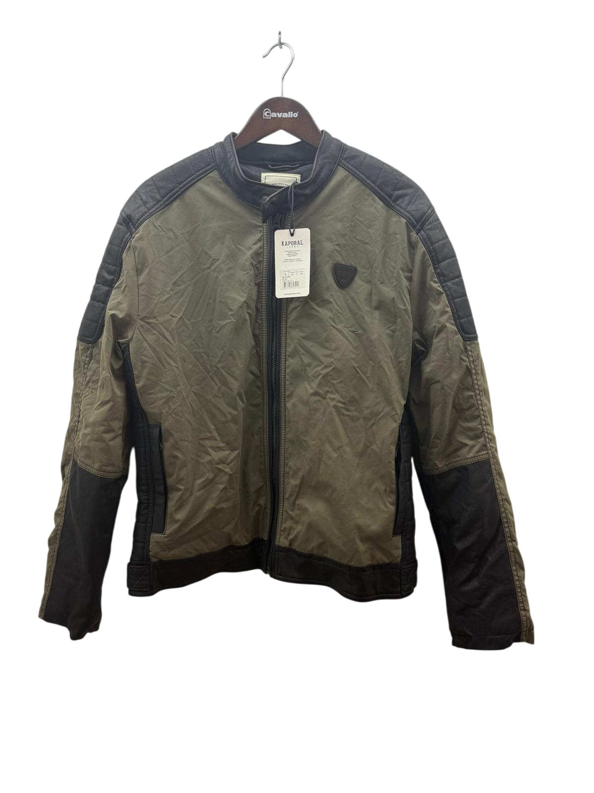 Kaporal Herren Jacke L Olivgrün und Schwarz