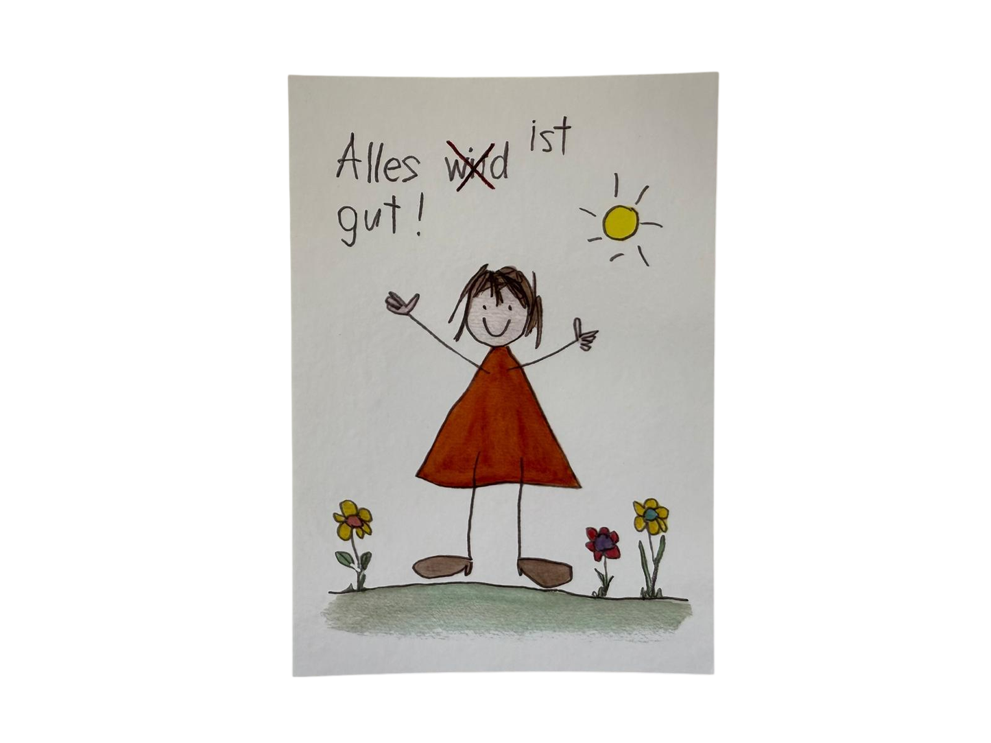 LienArt Papier 10,5 x 14,8 cm Alles ist gut