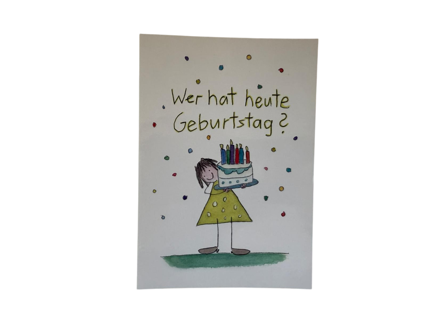 LienArt Papier 10,5 x 14,8 cm Wer hat Geburtstag?