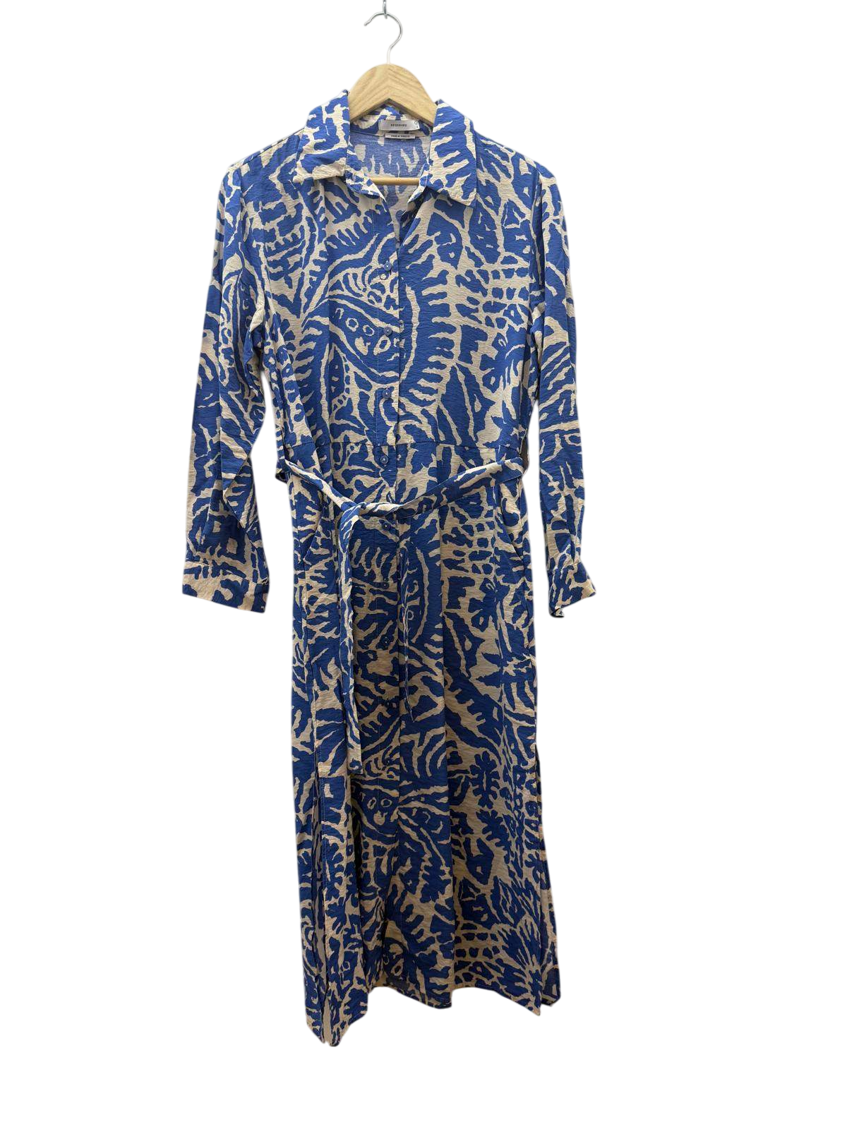 Reserved Kleid S Blau und Beige