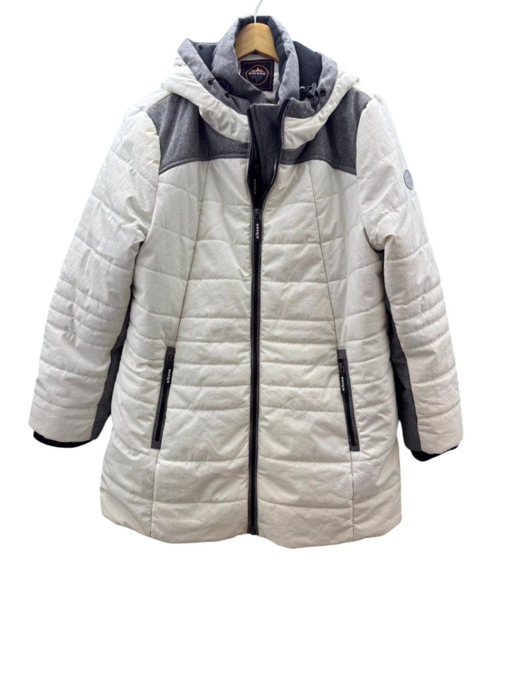 eibsee Damen - Jacke 3XL Beige, Grau