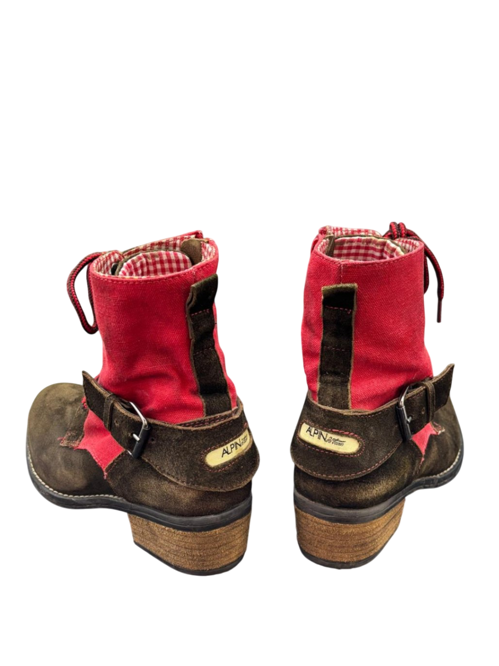 ALPIN Trachtenschuh 38 Braun und Rot
