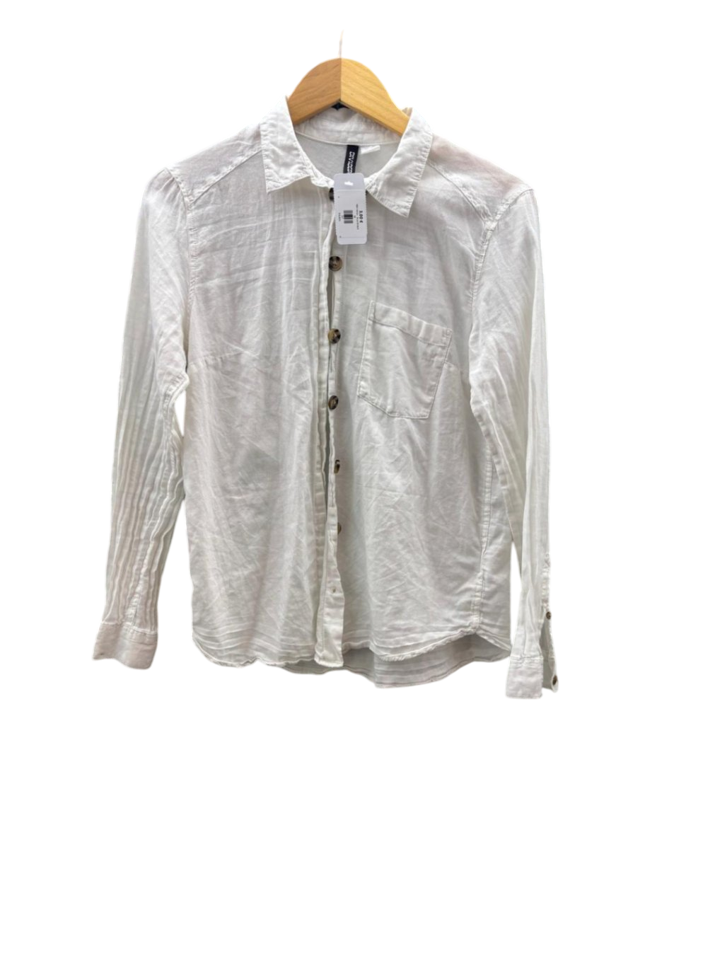 H&M Damen - Bluse 38 Weiß