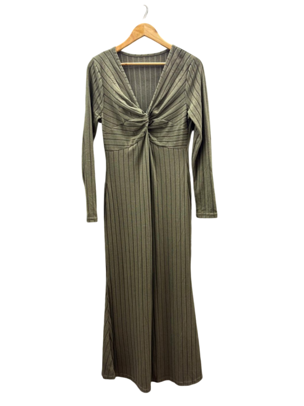 Damen - Kleid XL Olivgrün