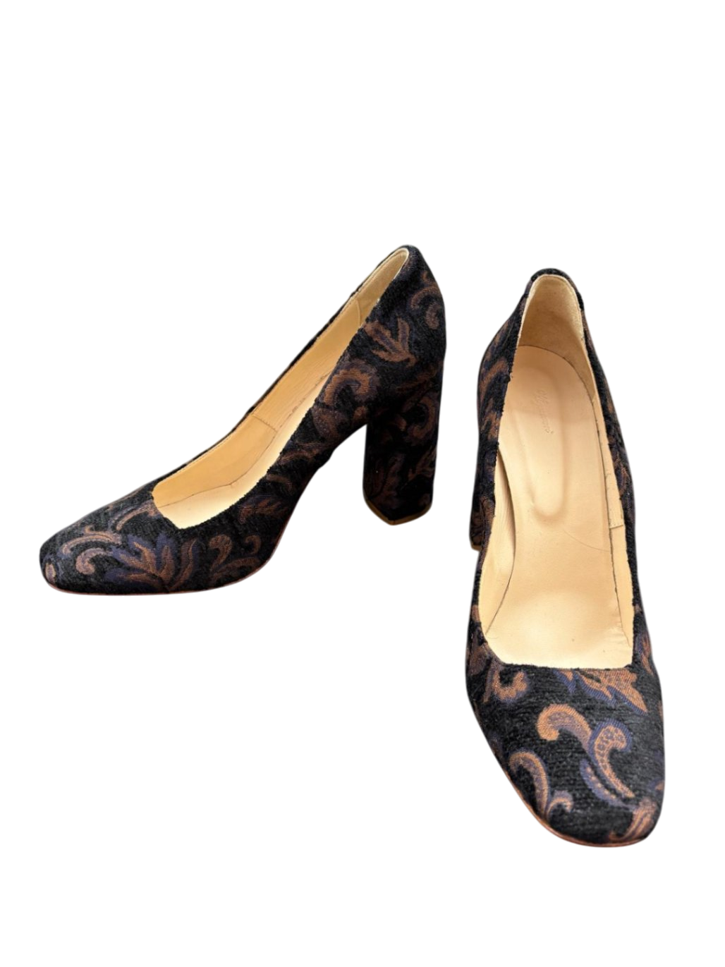 made in Italy Damen - Schuhe 41 Schwarz mit braunen Mustern