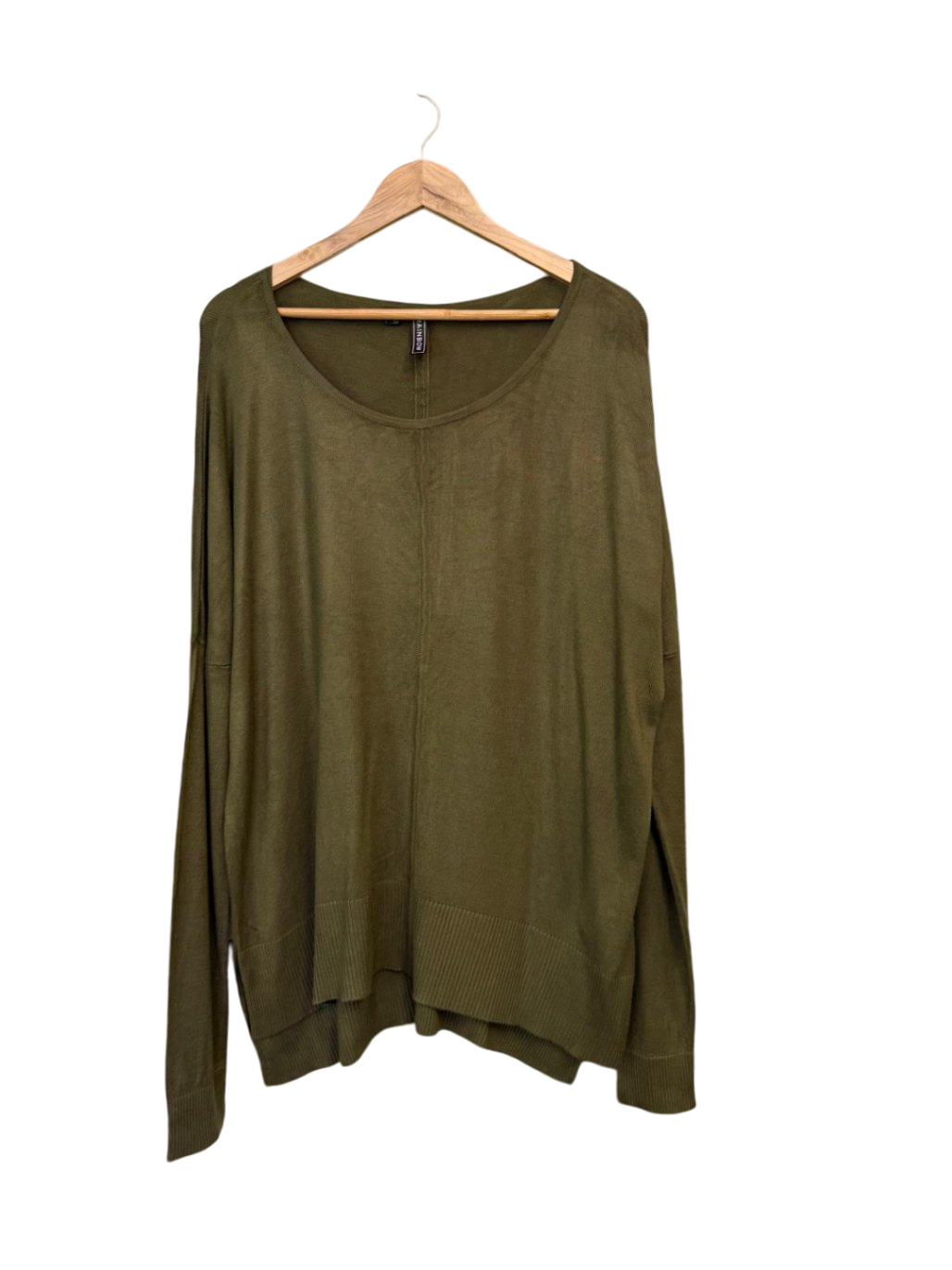 Pullover L-XL Olivgrün