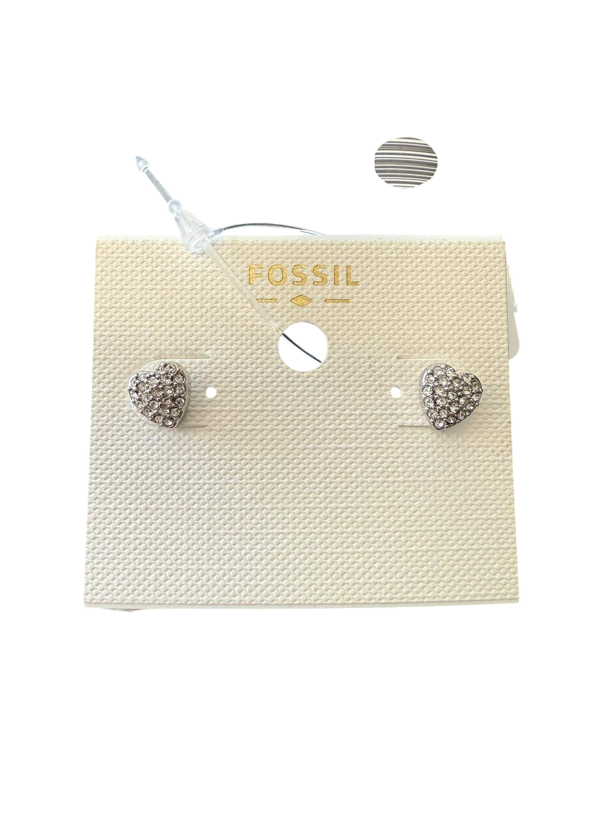 Fossil Metall und Zirkonia Silber