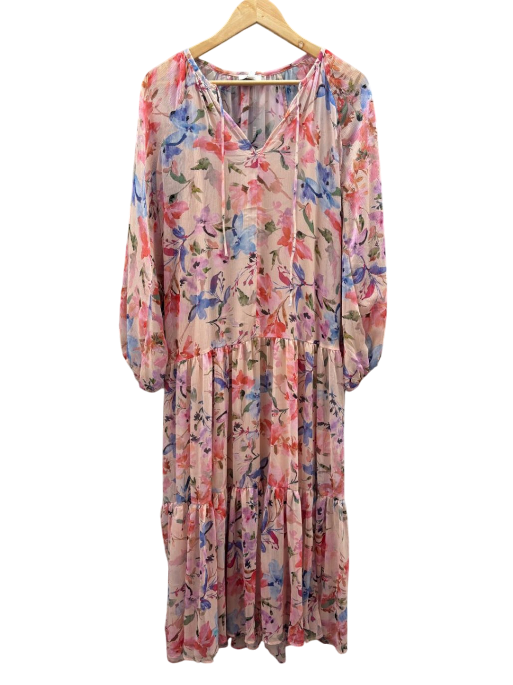 mavi Kleid M Mehrfarbig (Pastellfarben mit Blumenmuster)