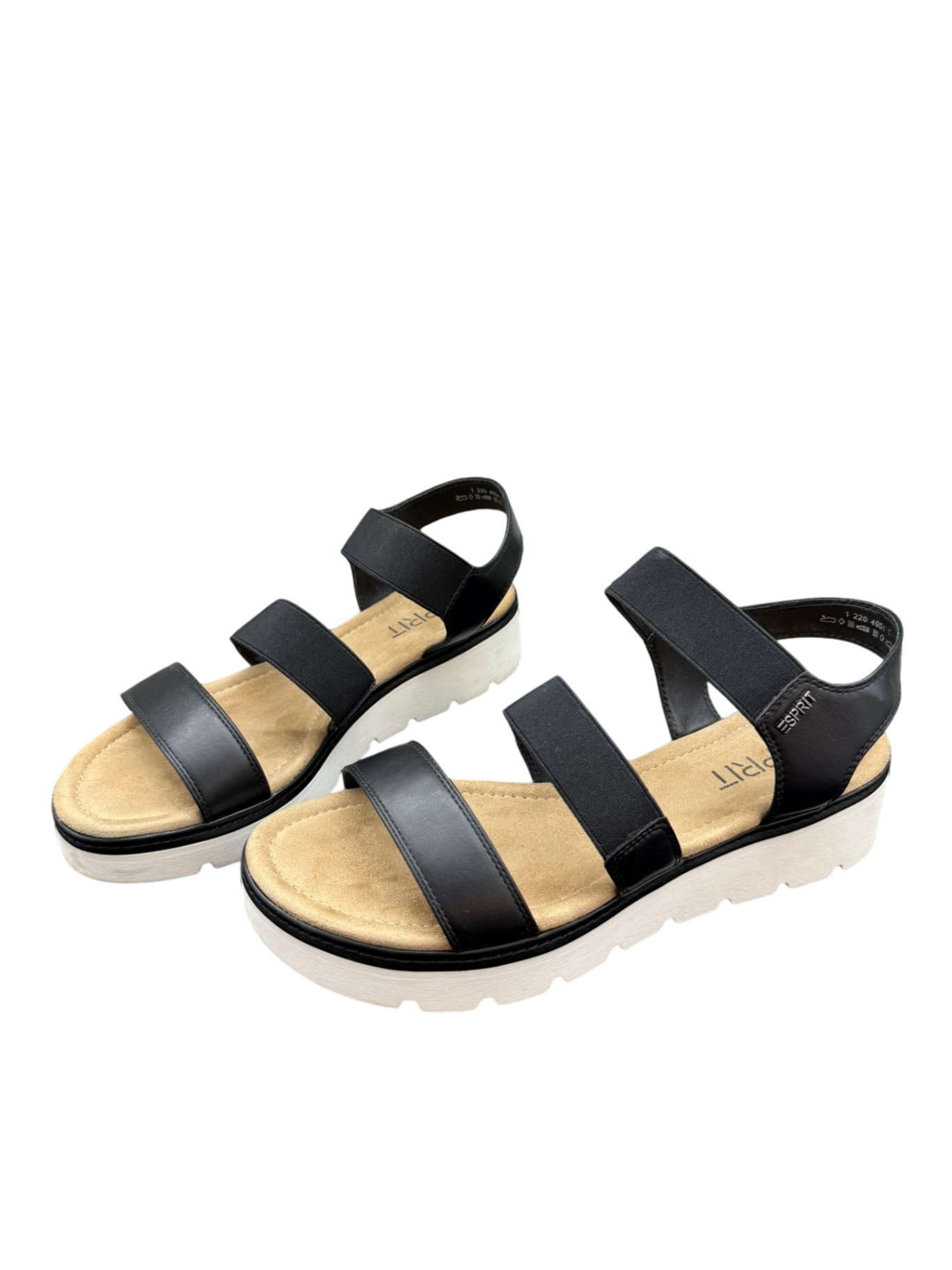 ESPRIT Sandalen 42 Schwarz und Beigetöne