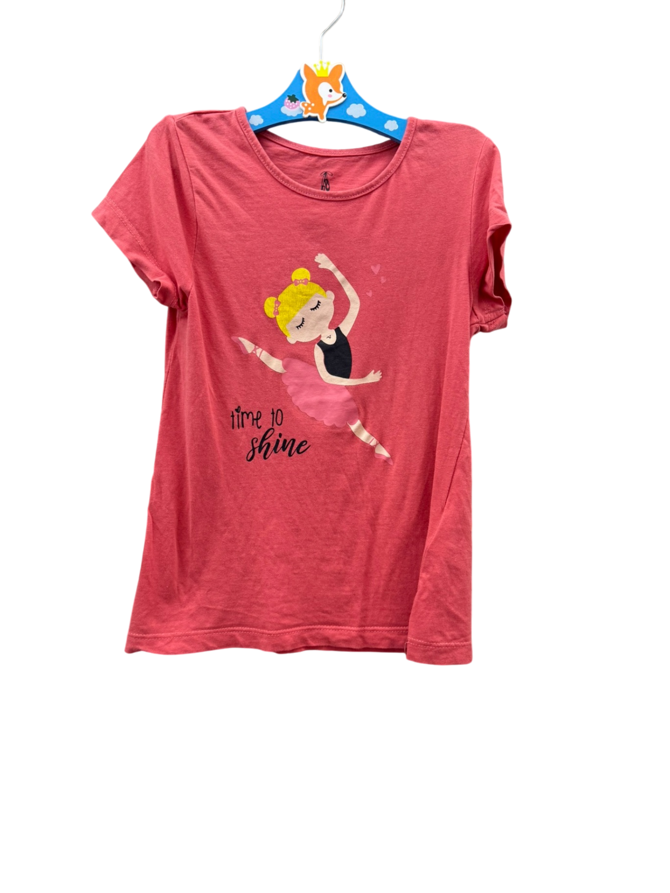 T-Shirt 110-116 XS Rosa