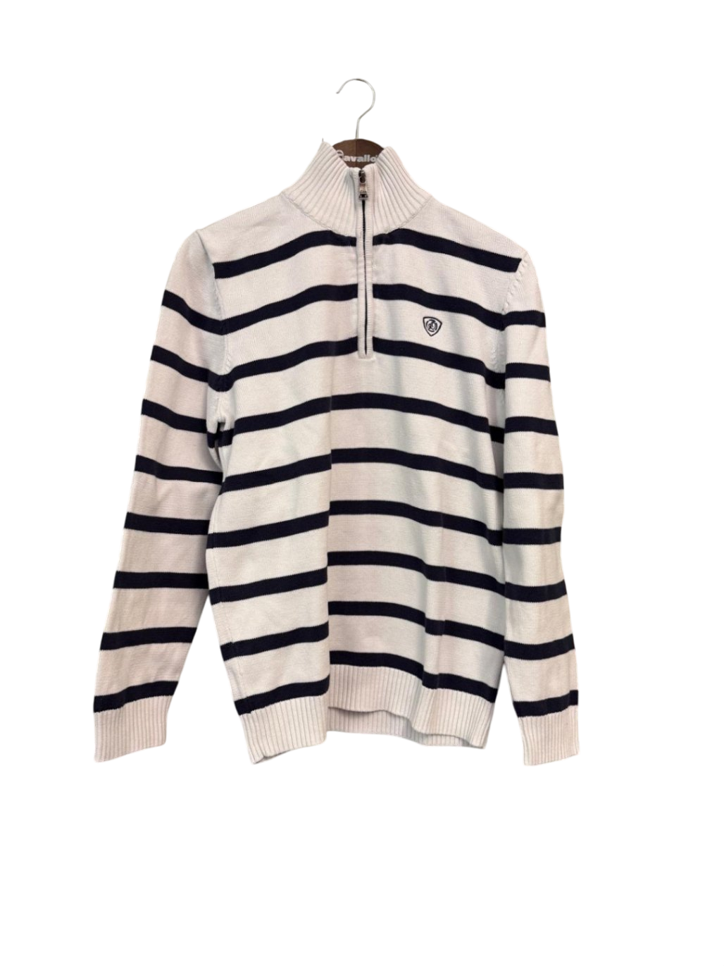 s.Oliver L Beige mit schwarzen Streifen